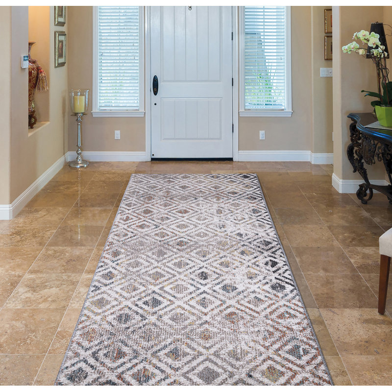Adriaens Geometric Indoor Rug, Runner 2'3" x 7'3"