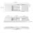 59" Wall-Mounted Bathroom Sink SMC Vessel Sink