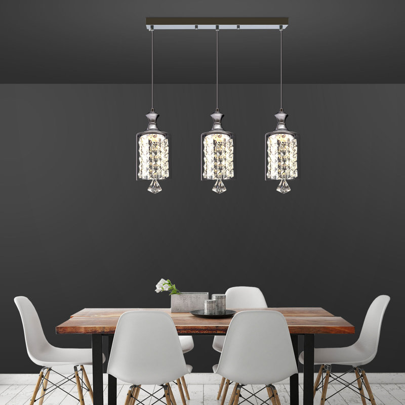 Plafonnier moderne en cristal
