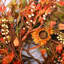 Grande couronne de tournesol 24 po Farmhouse