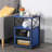 Kempst Nightstand Set 2, Small Bedside Table with Drawers, Narrow Side End Table with Open Shelf, 2 Drawer Dresser for Bedroom/Living Room/Dorms-477887913-477887912