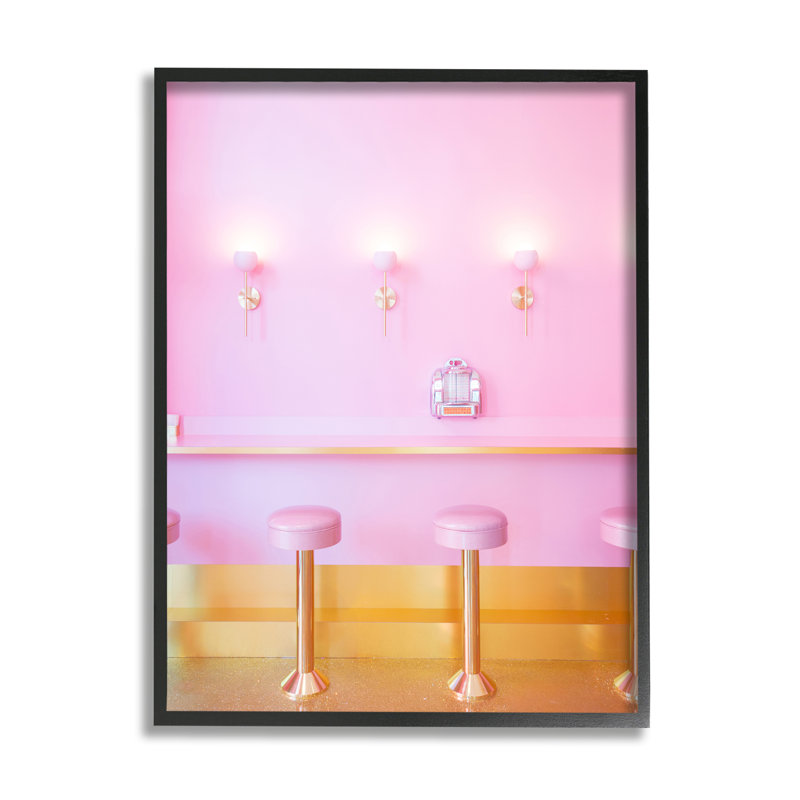 Rose pastel par Lish Creative, H 30 po x l 24 po x P 1,5 po, Giclée encadrée noir minuit