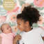 JumpOff Jo Foldable Foam Play Mat – Large Waterproof Baby & Toddler Activity Floor Mat, Double-Sided 70 x 59 Inch Play Surface - Love Blossoms-114371163