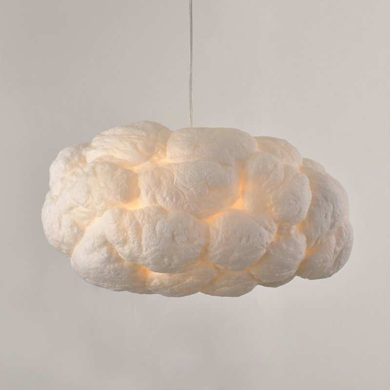Kamrada 1 - Light White Pendant, 8" H x 19.5" W x 10" D