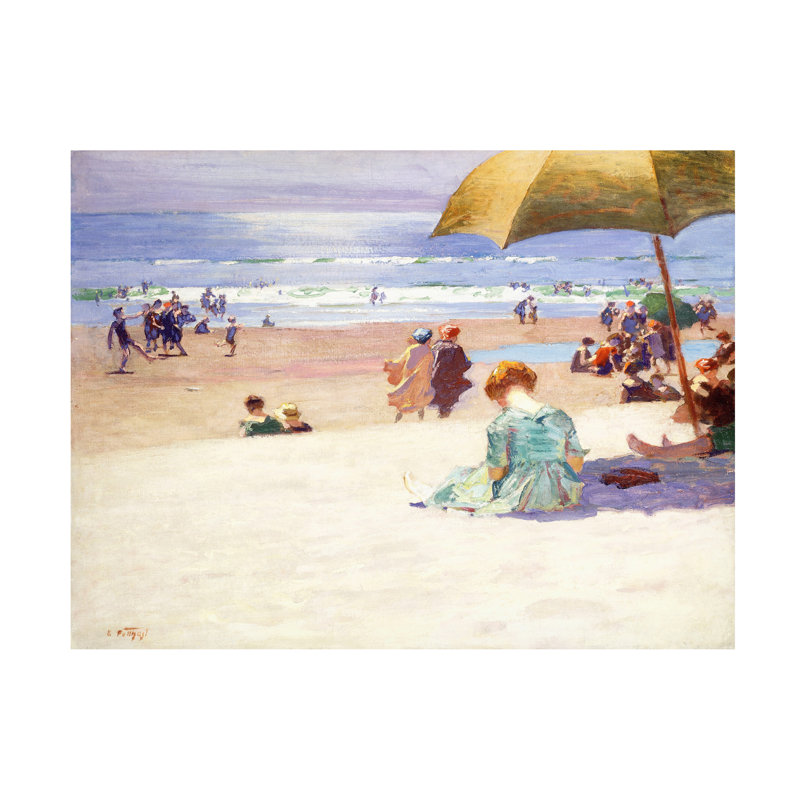 Edward Edward Potthast Hourtide, art sur toile, H 24 po x l 32 po