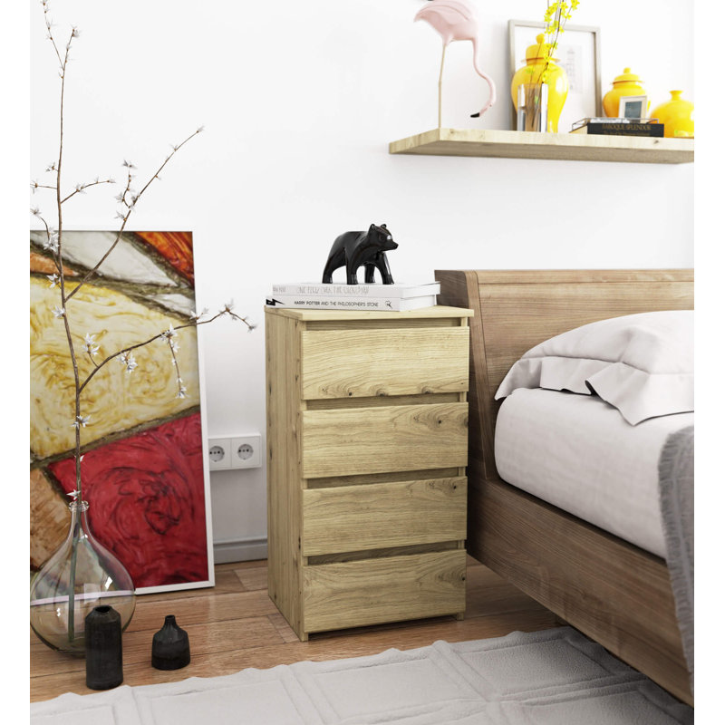 Eron 4 -Drawer Console