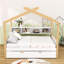 Lit plateforme avec rangement complet