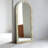 Half-Circle Manufactured Wood Full Length Mirrors
