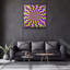 Superbe peinture décorative en verre trempé de 19,7 po x 19,7 po | 100% verre trempé, épaisseur: 0,16 pouce | Impression UV pour des couleurs éclatantes | Parfait pour la décoration intérieure, le salon ou le bureau