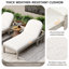 Chaises longues modernes pour patio, en bois d'acacia, inclinables et réglables, idéales pour la piscine et le jardin.