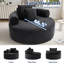 Fauteuil demi-tonneau rembourré Addisin-1451168354
