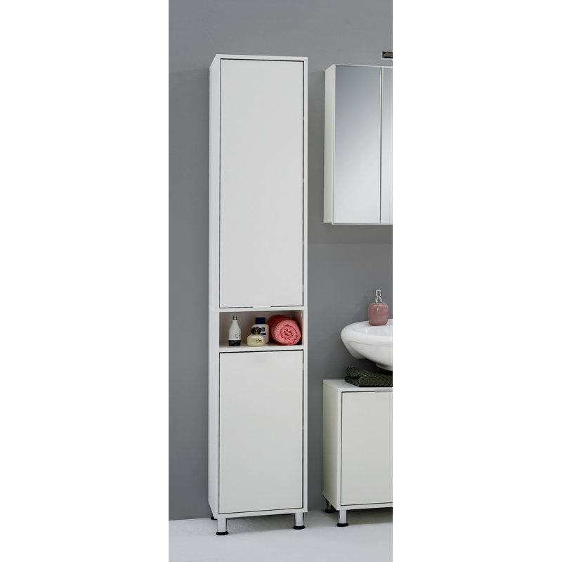 Keomi Freestanding Linen Cabinet