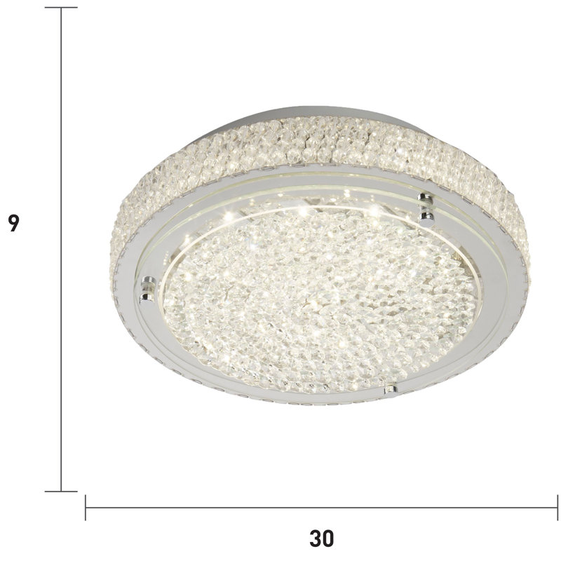 Glass LED Flush Mount