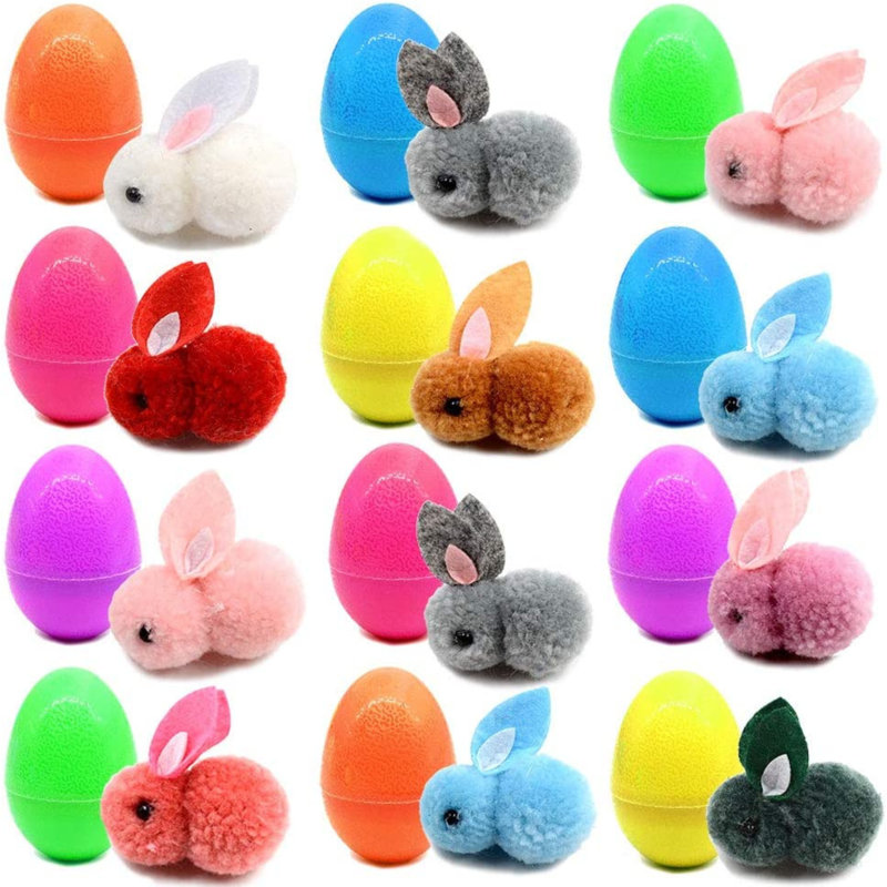 Oeufs de Pâques remplis de lapin