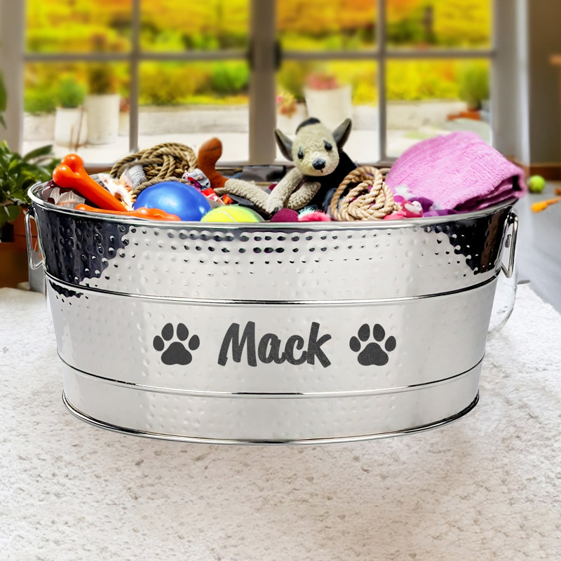 Panier de rangement pour chien en acier inoxydable Trinx XL, Oui