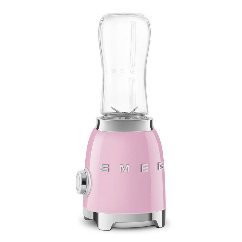 Smeg PBF01 50's Style Retro Personal Compact Blender, Pink