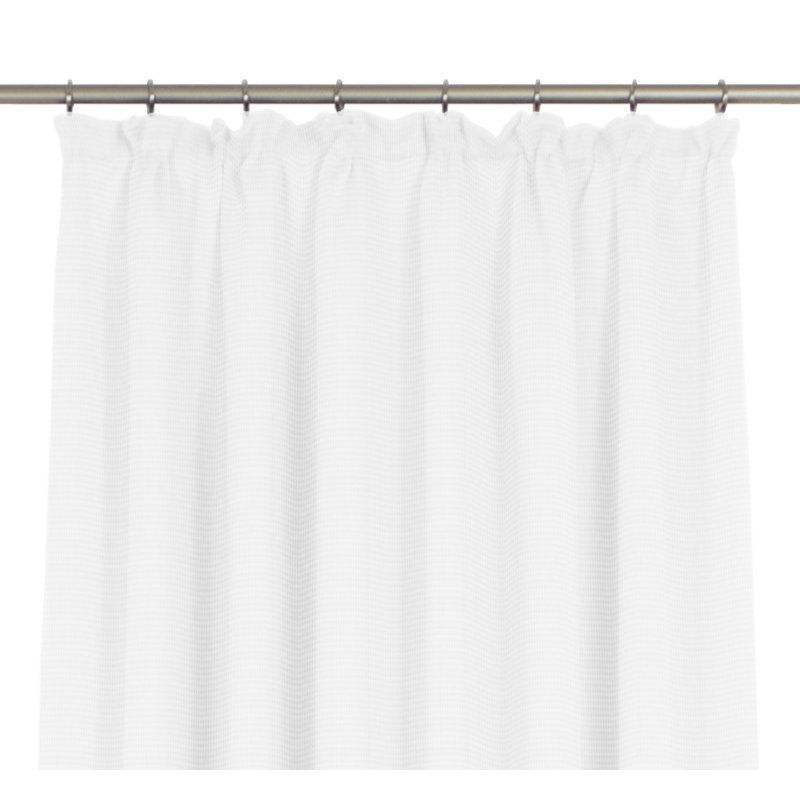 Siu Pencil Pleat Semi Sheer Curtain, 600 W x 145 D cm, Champagne