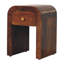 Mini Darcy Chestnut Nightstand With Curved Edges