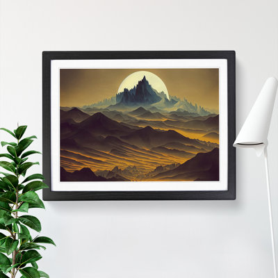 Pure Mountain Landscape - Single Picture Frame Painting
