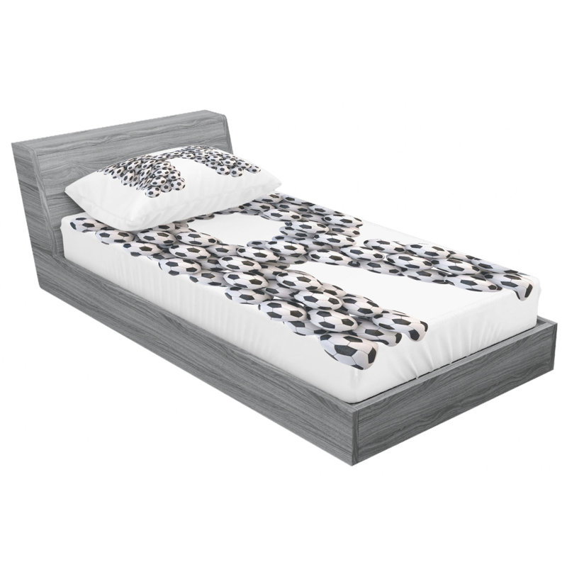 Microfiber Sheet Set, Twin Sheet Set with Fitted Sheet, R