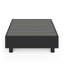 Ensemble modulaire de patio 5 pièces en aluminium gris avec chaises modulaires et table basse