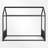 Metal Canopy Bed Floor House Bed-117530065-117530064