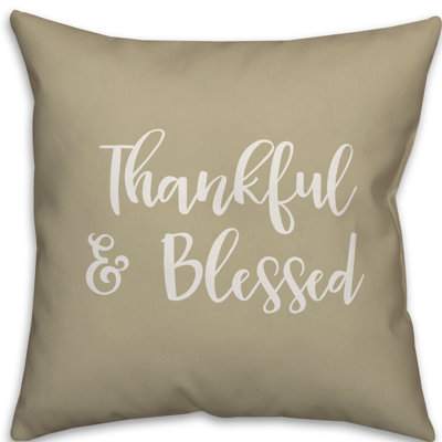  Oreiller «Thankful and Blessed»