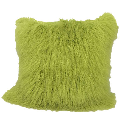 Faux Fur Throw Pillow