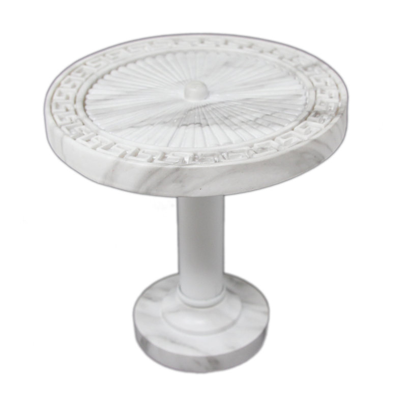Retenue de rideau Dihanna Agia Medallion, Marbre blanc