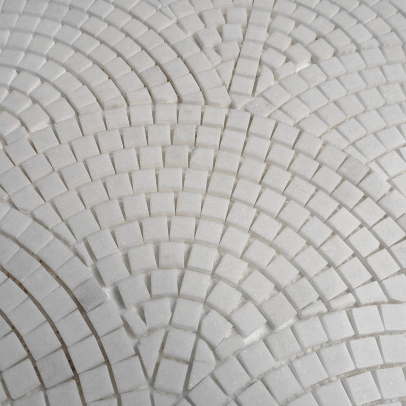 13 in. x 7 in. Marble Tile