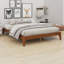 Base de lit plateforme en bois avec support en lattes de bois-118028177