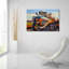 «Fast And Furriest» par CR Townsend, art mural en verre acrylique