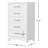 Wrightia 28'' W 5 - Drawer Dresser-1916151749
