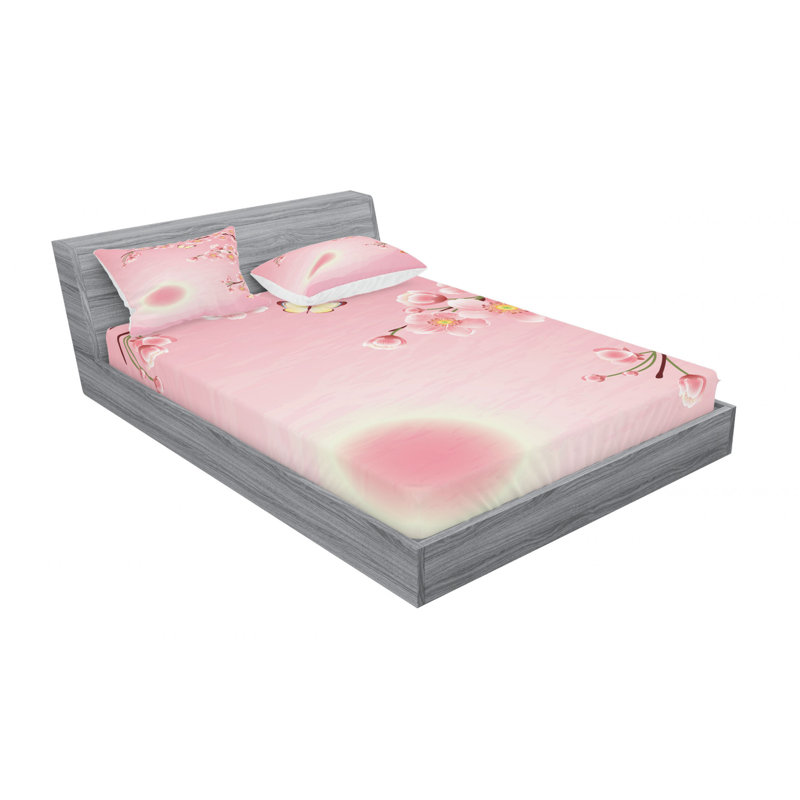 Microfiber Sheet Set, Queen Sheet Set with Fitted Sheet