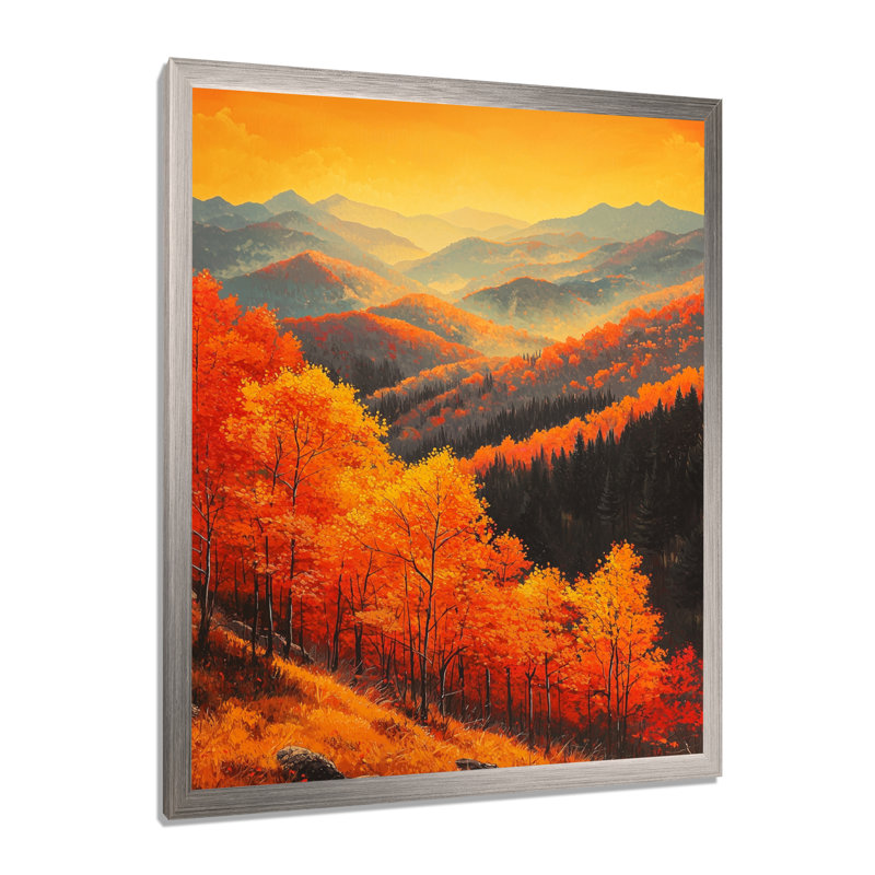 Graubert - Landscapes Wall Art Prints, 44" H x 34" W, Picture Frame Print, Silver