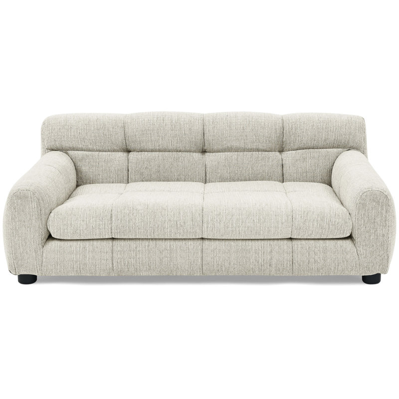 Lit confortable pour animaux de compagnie beige pour les grandes races - avec des pieds stables et une base pour chiens
