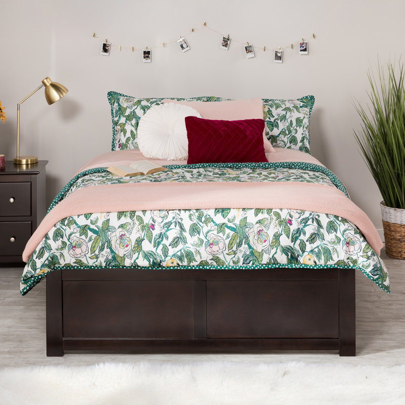 Avdain Platform Storage Bed, Espresso