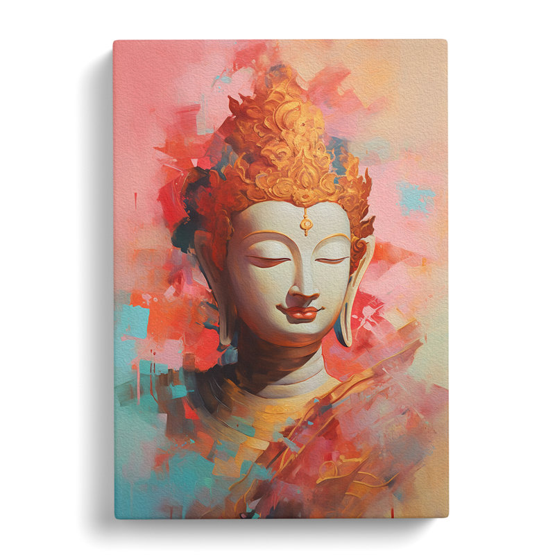Buddha Expressionism No.4 - Print, 50cm H x 35cm W x 3cm D