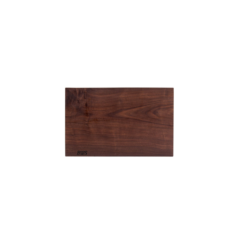 Rustic-Edge Design Reversible Cutting Board, 1.75" H x 12" W x 21" D, Walnut