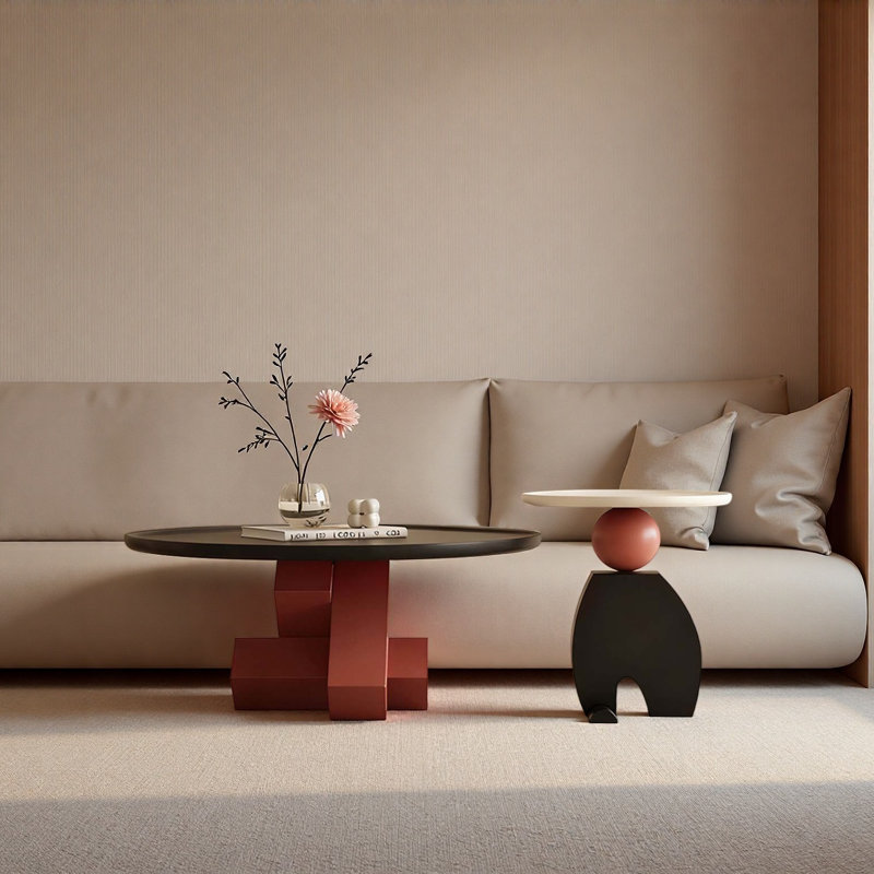Artistic Round Coffee Table