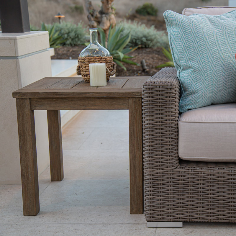 Vienna 22'' Teak Outdoor Side Table