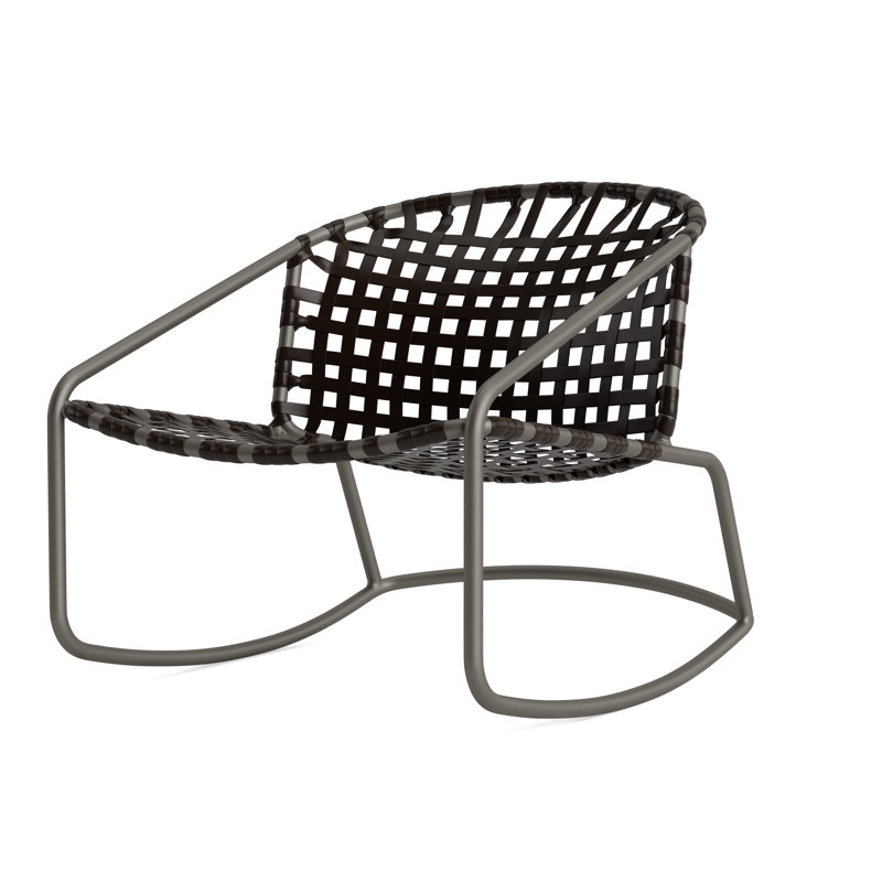Kantan Outdoor Lounge Chair, Mica/Coffee