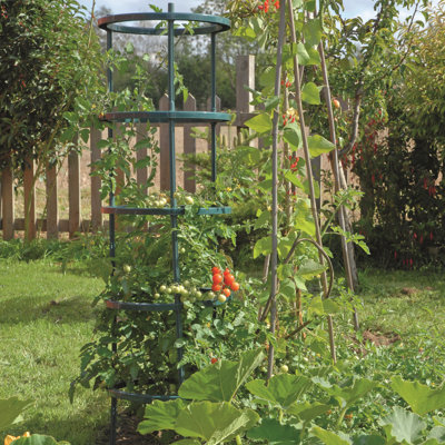 Higuera 110Cm H x 30Cm W Plastic Obelisk Trellis Tomato Tower