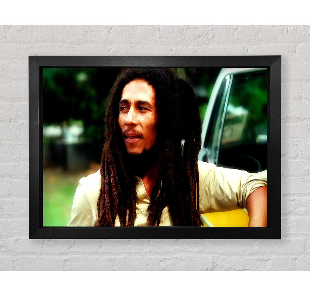 Gerahmter Kunstdruck Bob Marley Chill