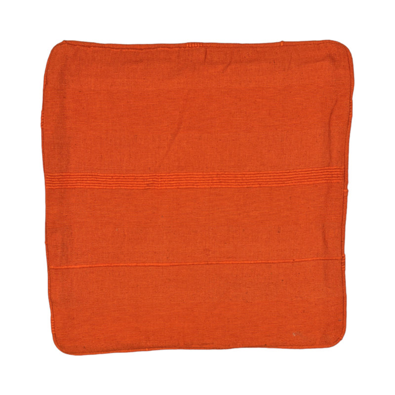 Nayalis Square Cushion, Dark Orange