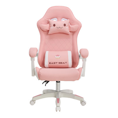 Pink High Back Gaming Chair