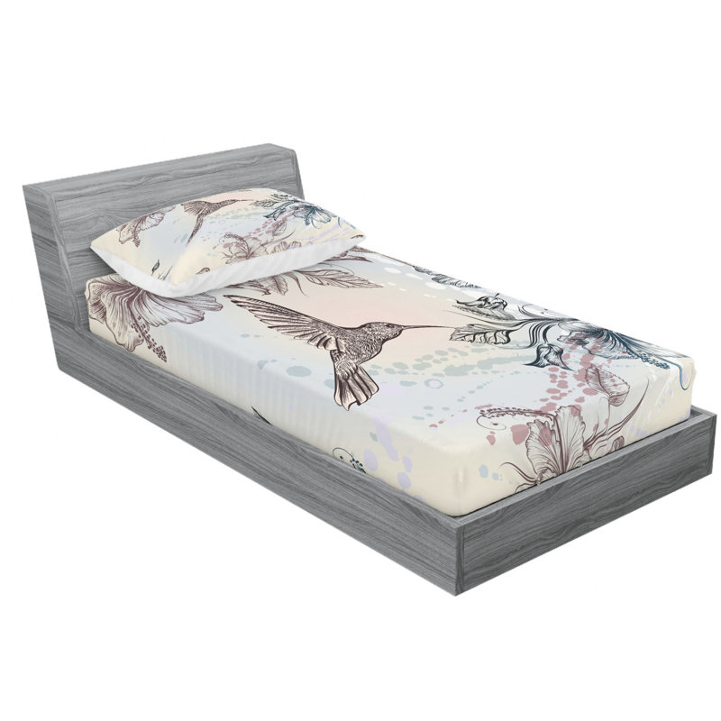 Microfiber Sheet Set, Twin XL Sheet Set with Fitted Sheet