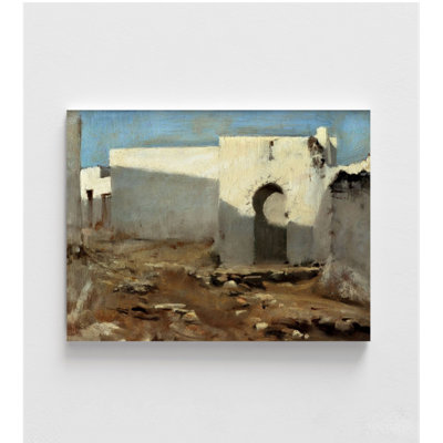 Moorish Buildings In Sunlight By John Singer Sargent, Framed Moorish Architecture Painting, John Singer Sargent Painting, Framed Wall Ar
