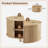 Round Coffee Table With Storage-1804991949