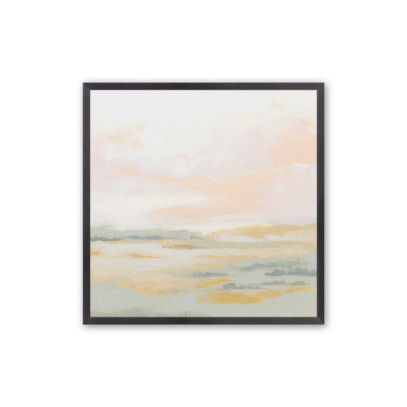 «Pastel Fields of Light II», reproduction sur toile dans un cadre, H 17,75 po x l 17,75 po